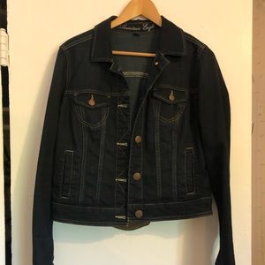 American Eagle Dark Denim Jean Jacket